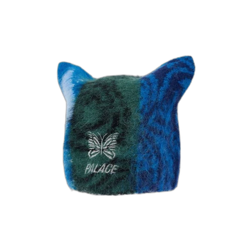 Palace x Needles Hairy Square Beanie 'Multi Fabric'