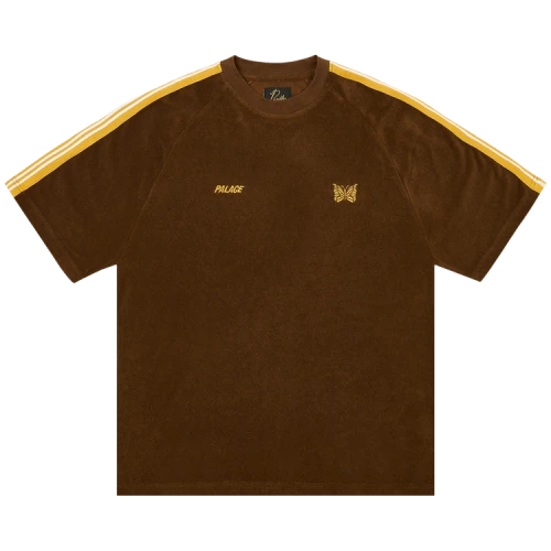 Palace x Needles Towelling T-Shirt 'Brown'