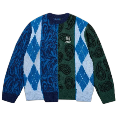 Palace x Needles Hairy Animal Knit 'Multi Fabric'