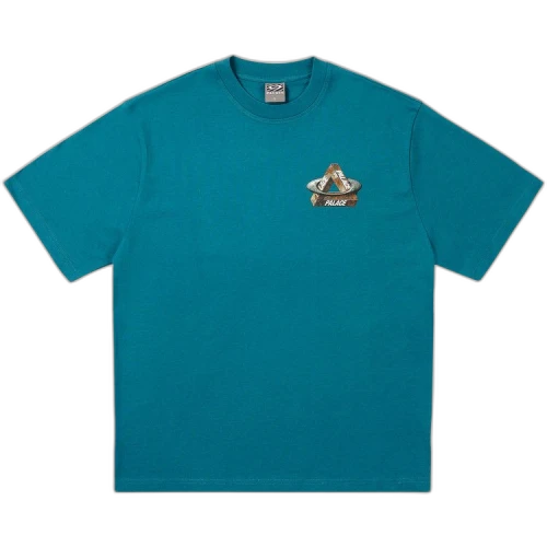 Palace x Oakley T-Shirt 'Petrol'