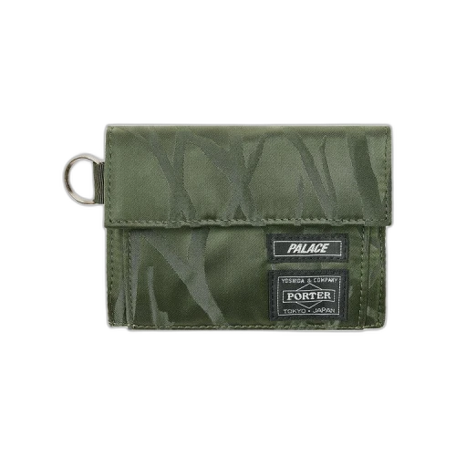 Palace x Porter-Yoshida & Co. Tanker Wallet 'Olive/Jacquard'