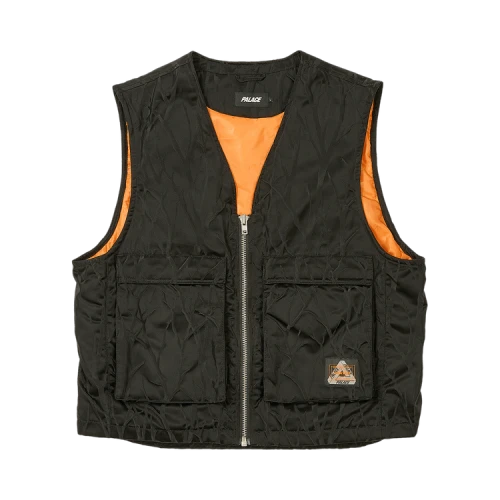 Palace x Porter-Yoshida & Co. Tanker Field Vest 'Black/Jacquard'