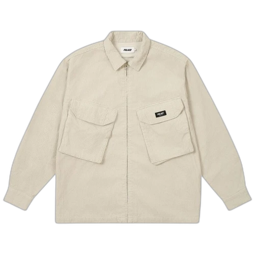 Palace Cord PDU Overshirt 'Concrete Grey'