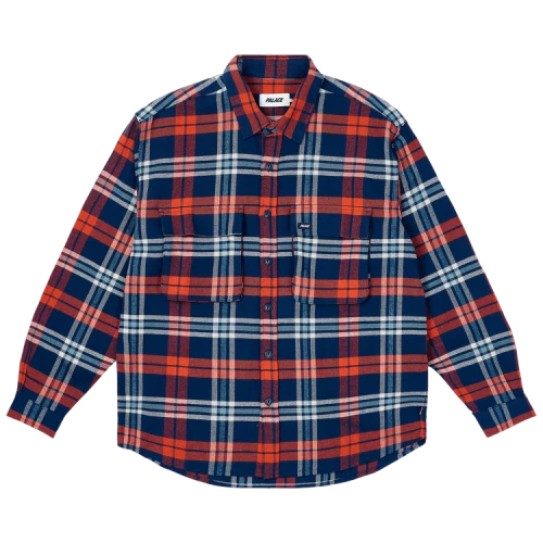 Palace Check Shirt 'Burnt Orange'
