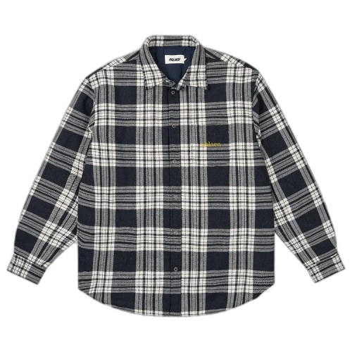 Palace Check Insulated Shirt 'Navy'
