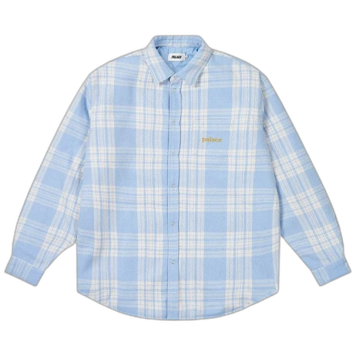 Palace Check Insulated Shirt 'Faint Blue'