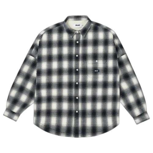Palace Ombre Flannel Shirt 'Navy'