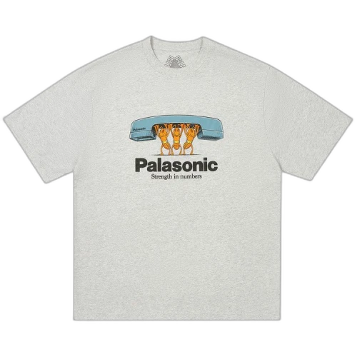 Palace Bell Man T-Shirt 'Grey Marl'