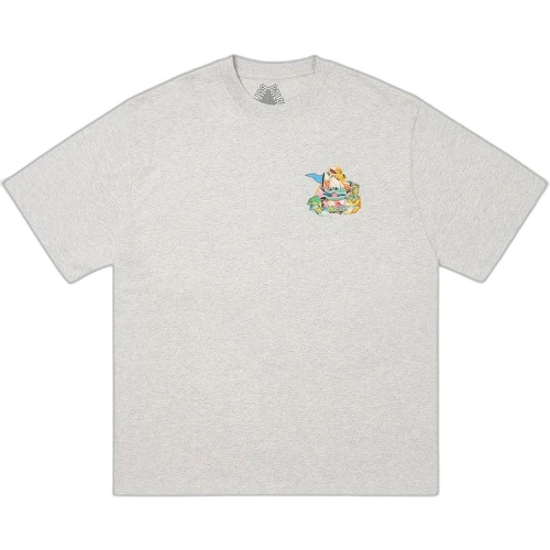 Palace P Sea T-Shirt 'Grey Marl'