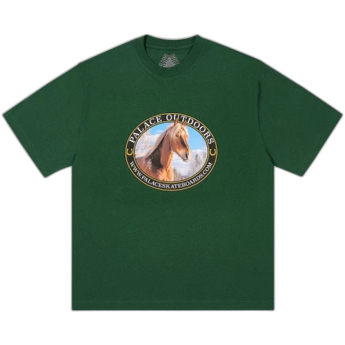 Palace Equestrian T-Shirt 'Racey Green'