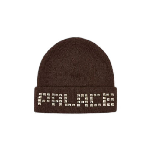 Palace Emotional Studded Beanie 'Brown'