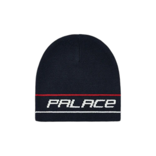 Palace Stripe Nein Cuff Beanie 'Navy'