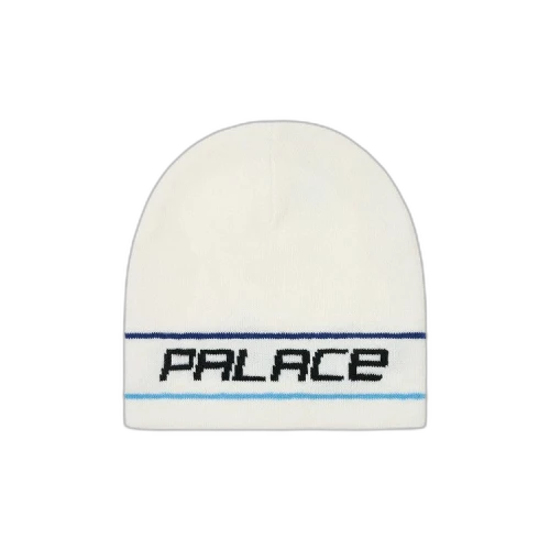 Palace Stripe Nein Cuff Beanie 'White'
