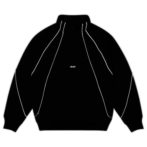 Palace Reflecto 1/4 Zip 'Black'