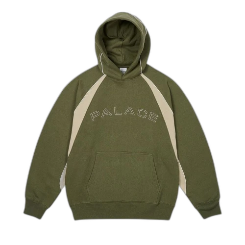 Palace Piped Panel Hood 'The Deep Green'