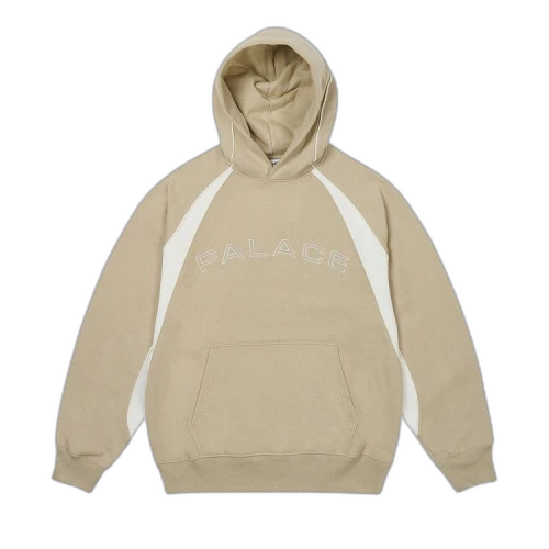 Palace Piped Panel Hood 'Stoney Grey'