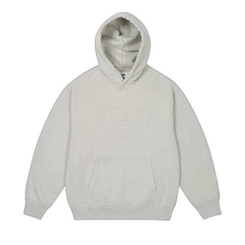 Palace Unitas Pigment Wash Hood 'Concrete Grey'