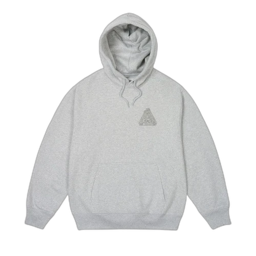 Palace Zodiac Tri-Ferg Hood 'Grey Marl'