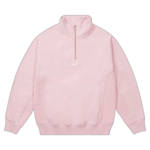 Palace 1/4 Zip Wash Out Funnel 'Lush Flush'