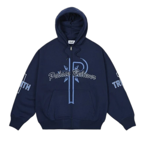 Palace Believer Zip Hood 'Navy'