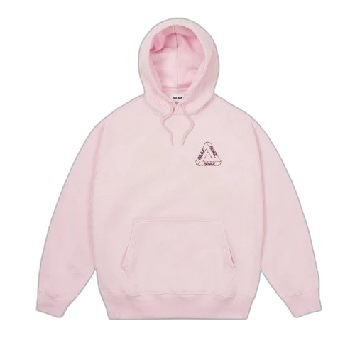 Palace Barbed Tri-Ferg Hood 'Lush Flush'