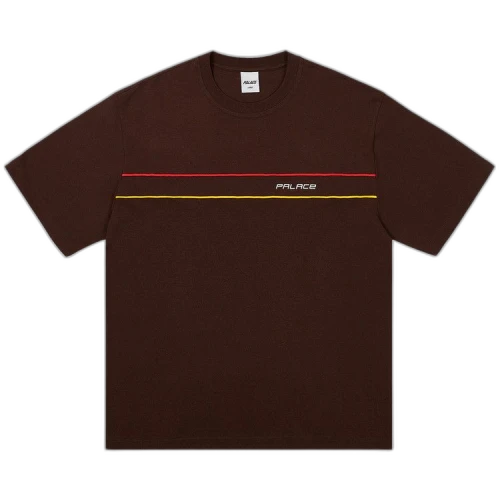 Palace Piped Panel T-Shirt 'Fox'