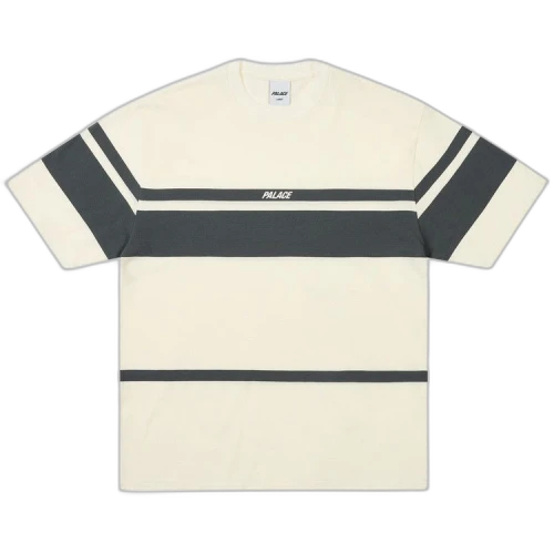 Palace P-Stripe T-Shirt 'Concrete Grey'