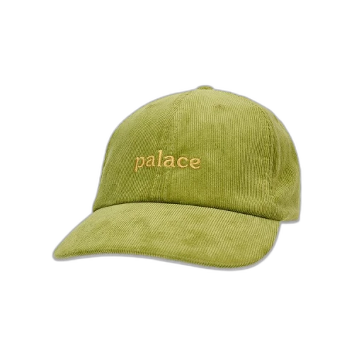 Palace Washed Cord 6-Panel 'Green'