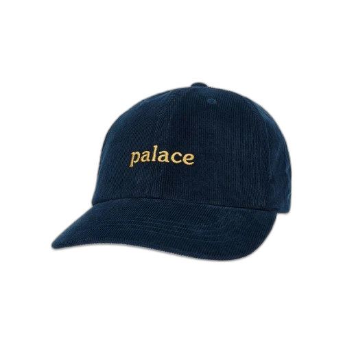 Palace Washed Cord 6-Panel 'Navy'