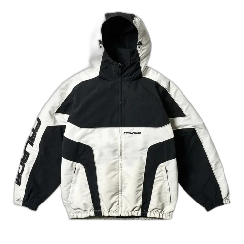 Palace Piped Hooded Shell Jacket 'Black'