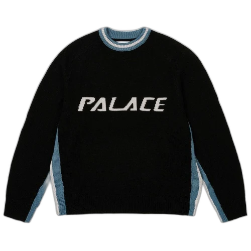 Palace Tri Colour Knit 'Black'