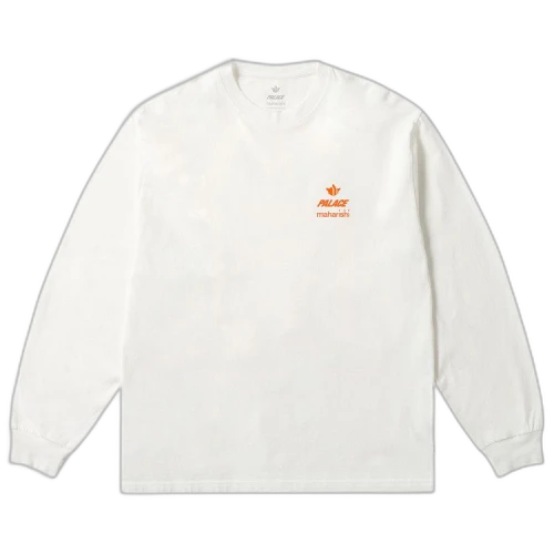 Palace x Maharishi Shaolin Tag Long-Sleeve 'White'