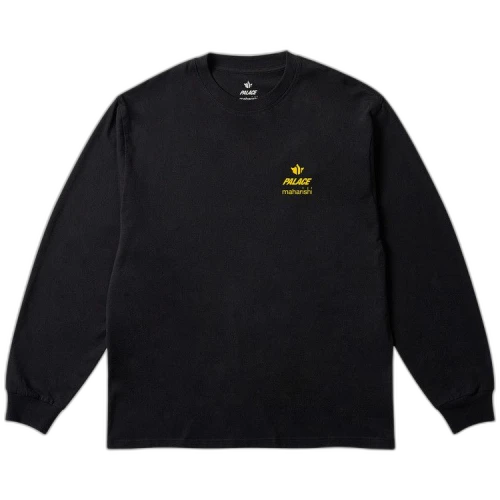 Palace x Maharishi Shaolin Tag Long-Sleeve 'Black'