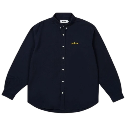 Palace Seersucker Oxford Shirt 'Navy'