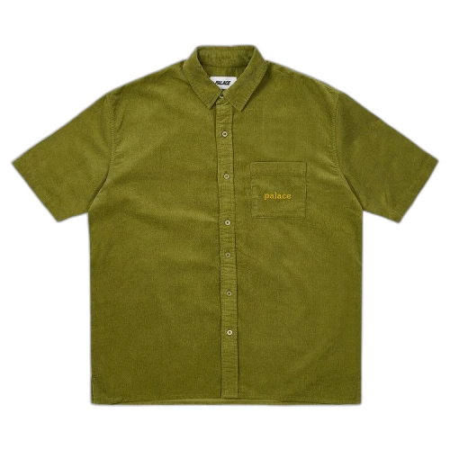 Palace Washed Cord Shirt 'Green'