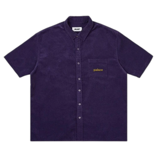 Palace Washed Cord Shirt 'Purple'