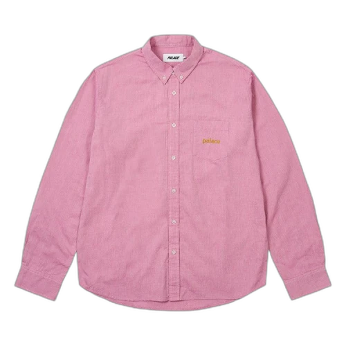 Palace Oxford Shirt 'Burgundy'