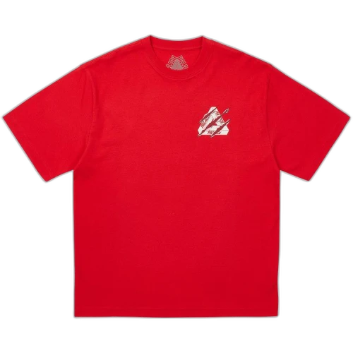 Palace Ripped Tri T-Shirt 'Truest Red'