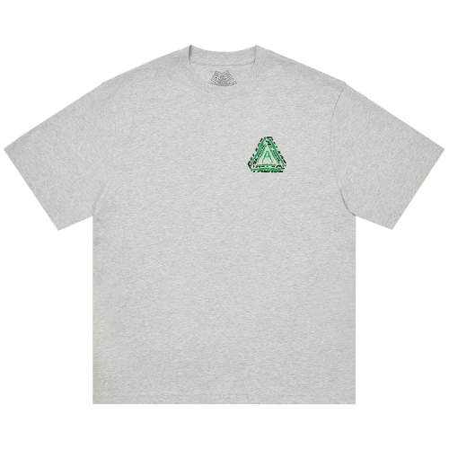 Palace P3 Lean T-Shirt 'Grey Marl'