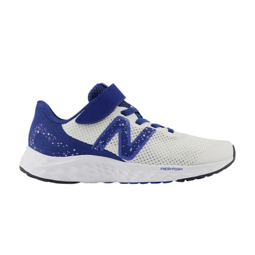 New Balance Fresh Foam Arishi V4 Bungee Lace White Marine Blue PS