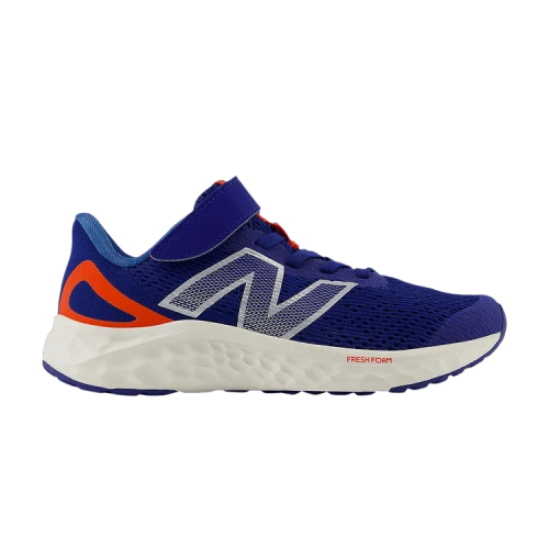 New Balance Fresh Foam Arishi v4 Bungee Lace Inkwell Neo Flame Silver Metallic (PS)