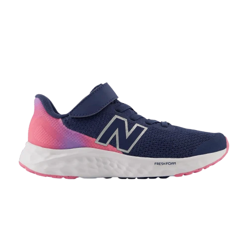 New Balance Fresh Foam Arishi v4 Bungee Lace Little Kid 'Vintage Indigo'