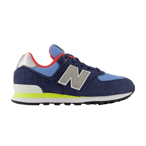 New Balance 574 Indigo Electric Red PS