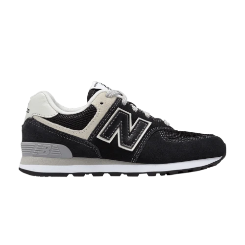New Balance 574 Black Grey (PS)