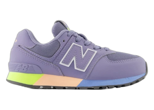 New Balance 574 Astral Purple Clear Yellow (PS)