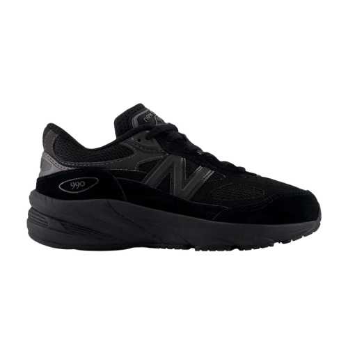 New Balance 990v6 Black Black Metallic (PS)