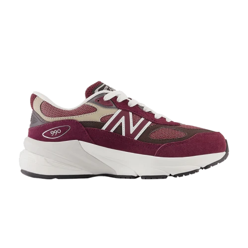 New Balance FuelCell 990v6 Burgundy Black Coffee (PS)