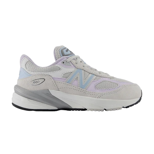 New Balance 990v6 Grey Matter Bright Lavender (PS)