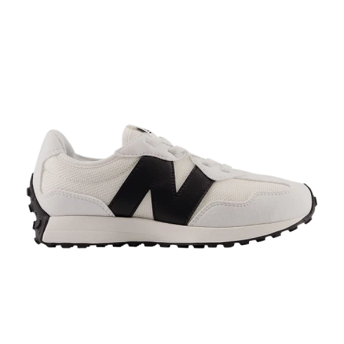 New Balance 327 Bungee Lace Little Kid 'White Black'