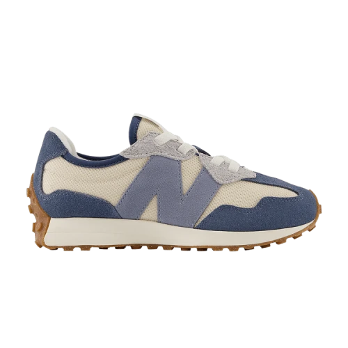 New Balance 327 Bungee Lace Little Kid 'Vintage Indigo'